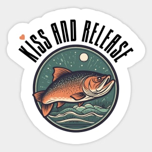 Kiss and release Sticker